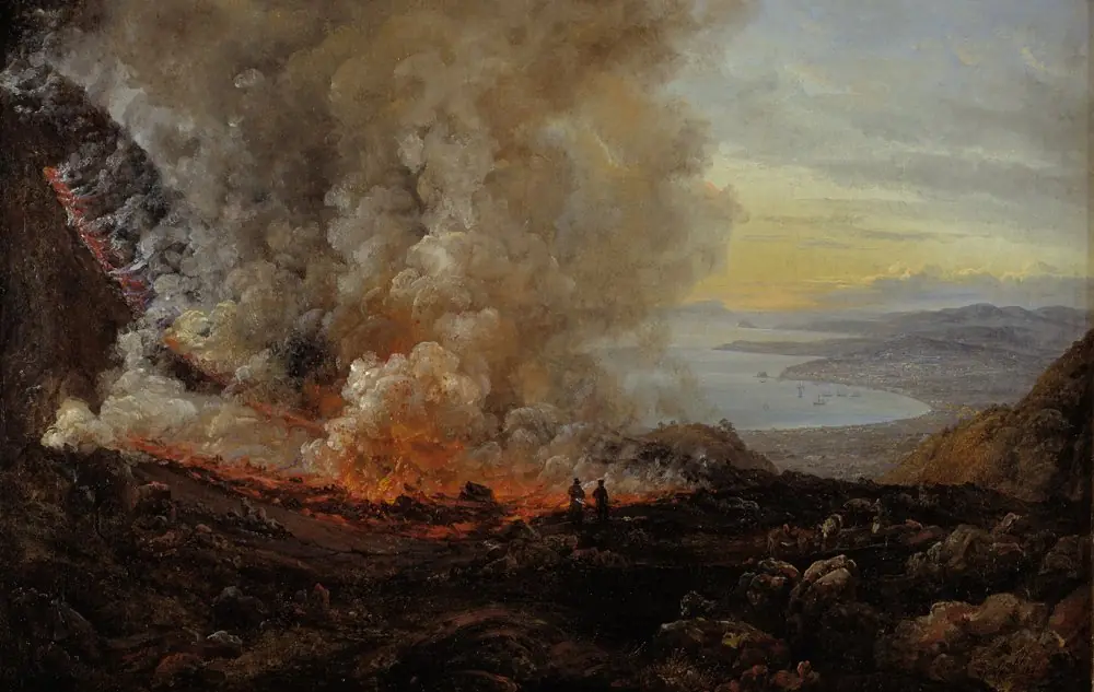 The Eruption of Vesuvius, by Johan Christian Dahl