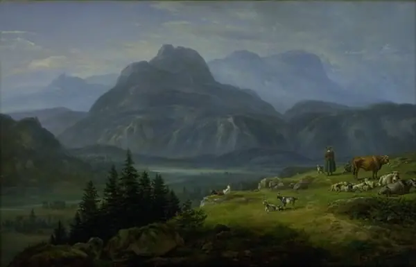 The Etsch Valley near Roveredo, by Johan Christian Dahl