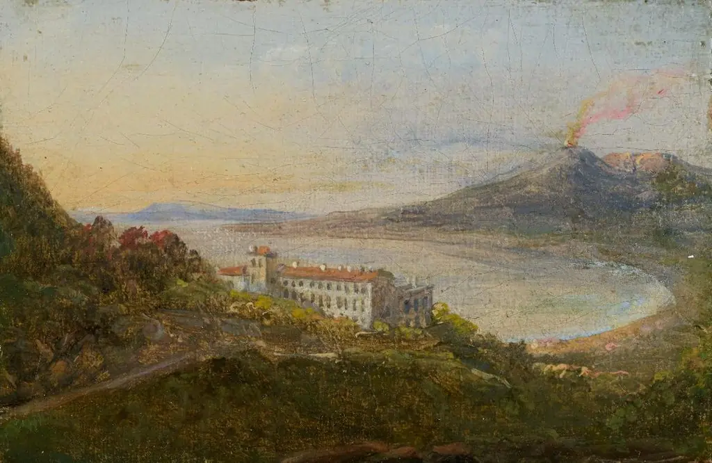 View over Quisisana and the Bay of Napels, by Johan Christian Dahl