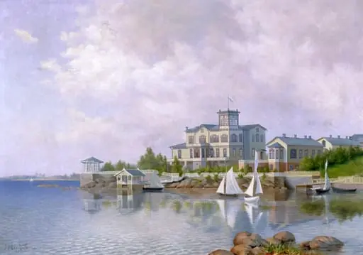 Hellsténin huvila, Itäinen Kaivopuisto 9., by Johan Elis Kortman