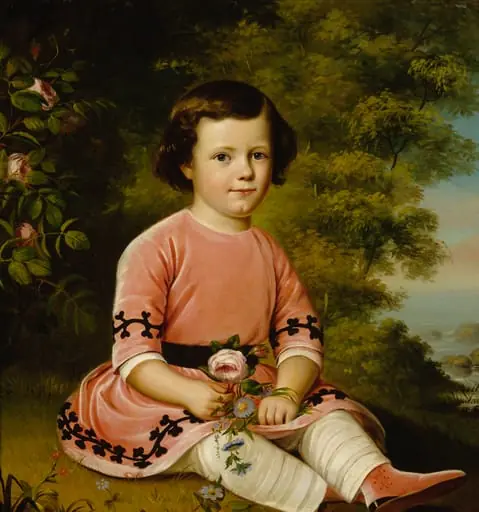 Frans Maexmontan lapsena, by Johan Erik Lindh