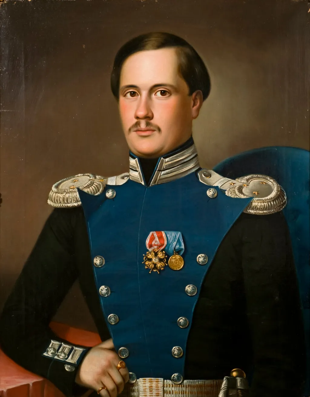 Kapteeni Carl Adolf Tamelander (1832-1884), by Johan Erik Lindh