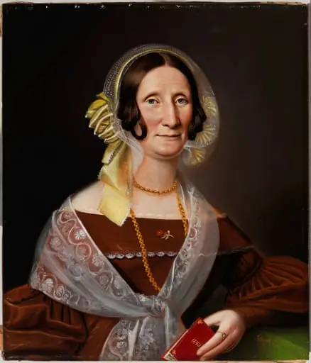 Kirjailija Sara Wacklinin muotokuva, by Johan Erik Lindh