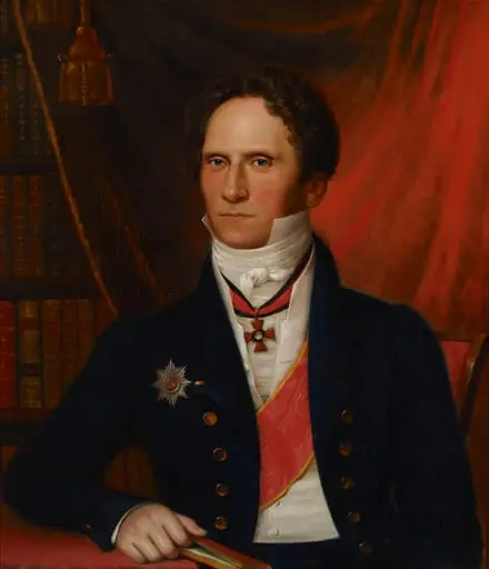Vapaaherra Karl Walleenin muotokuva, by Johan Erik Lindh