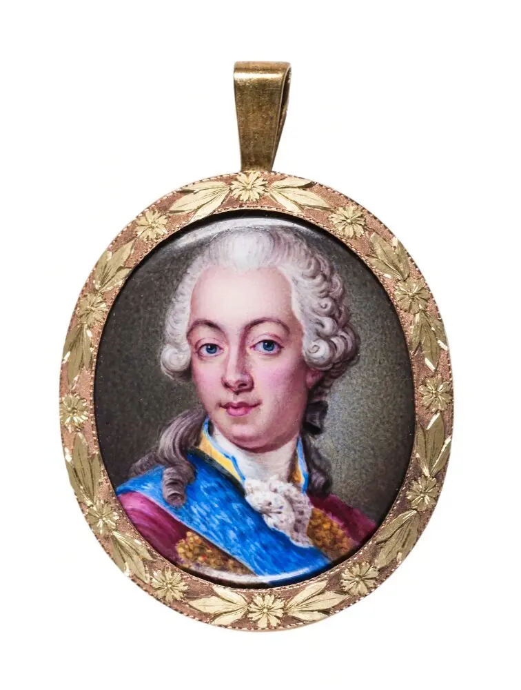 Gustav III as Crown Prince, by Johan Georg Henrichsen