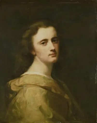 Portrait of Th&#233;r&#232;se Schwartze, the Artist's Daughter, at 16 years of age, by Johan Georg Schwartze