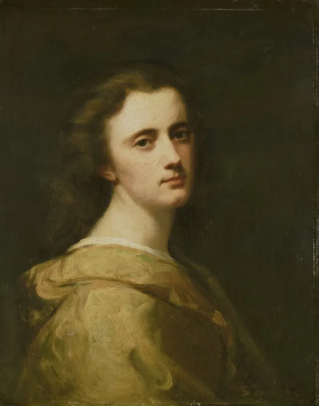Portrait of Th&#233;r&#232;se Schwartze, the Artist's Daughter, at 16 years of age