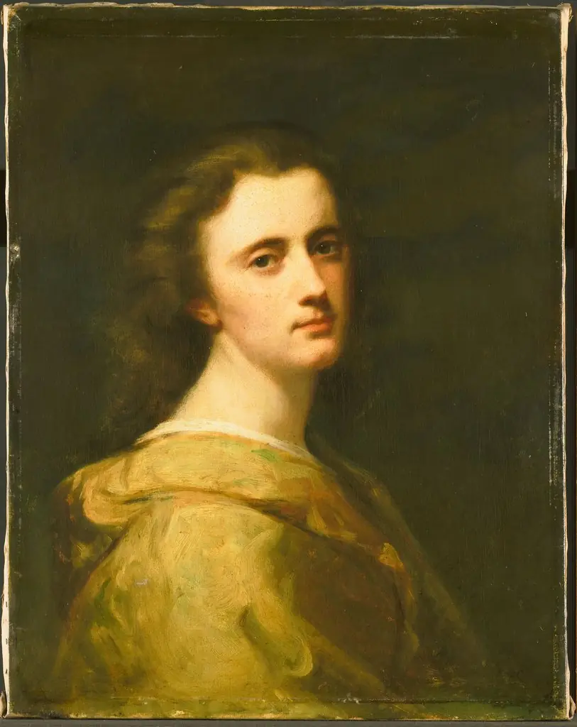 Portrait of Thérèse Schwartze (1851-1918), the artist's daughter at age 16