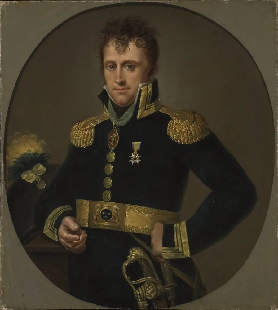Carl von Dannfelt (1773-1841), officer, överadjutant, by Johan Gustaf Wäström