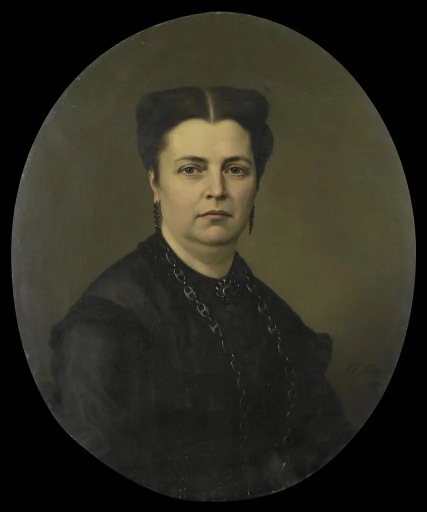 Jeanette Antoinette Pietermaat (1818-70). Echtgenote van Pieter Mijer, by Johan Heinrich Neuman