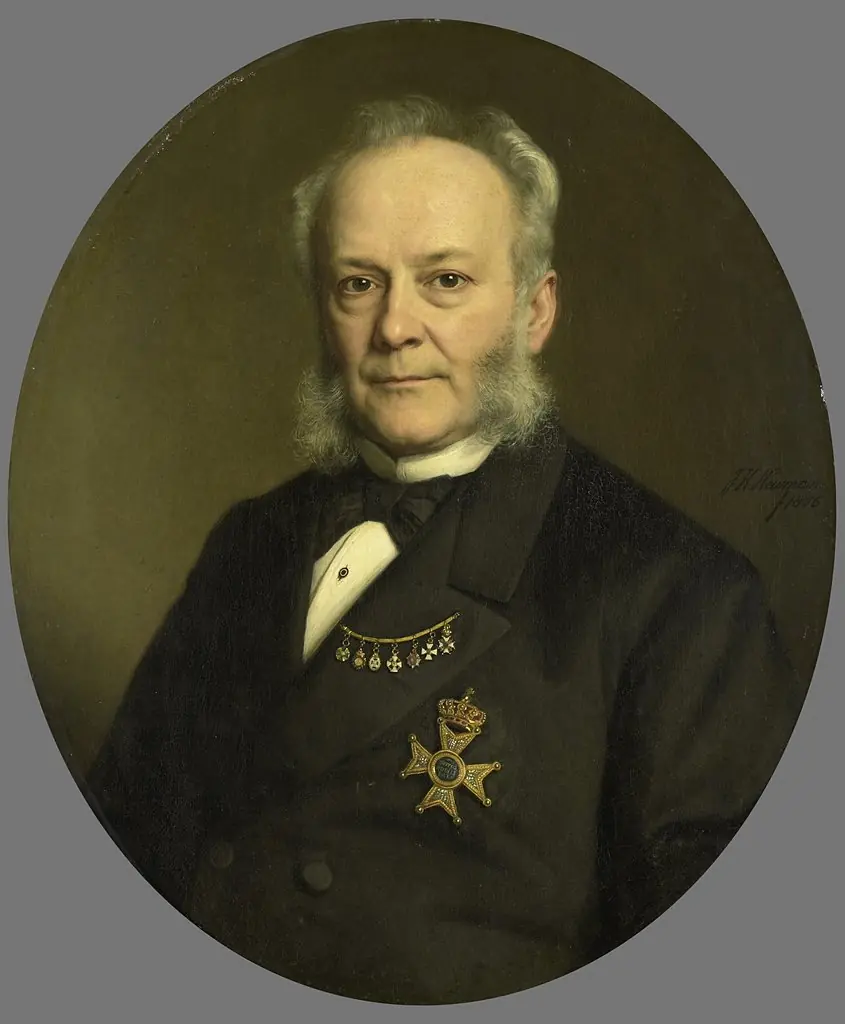 Pieter Mijer (1812-81). Gouverneur-generaal van Nederlands Oost Indië, by Johan Heinrich Neuman