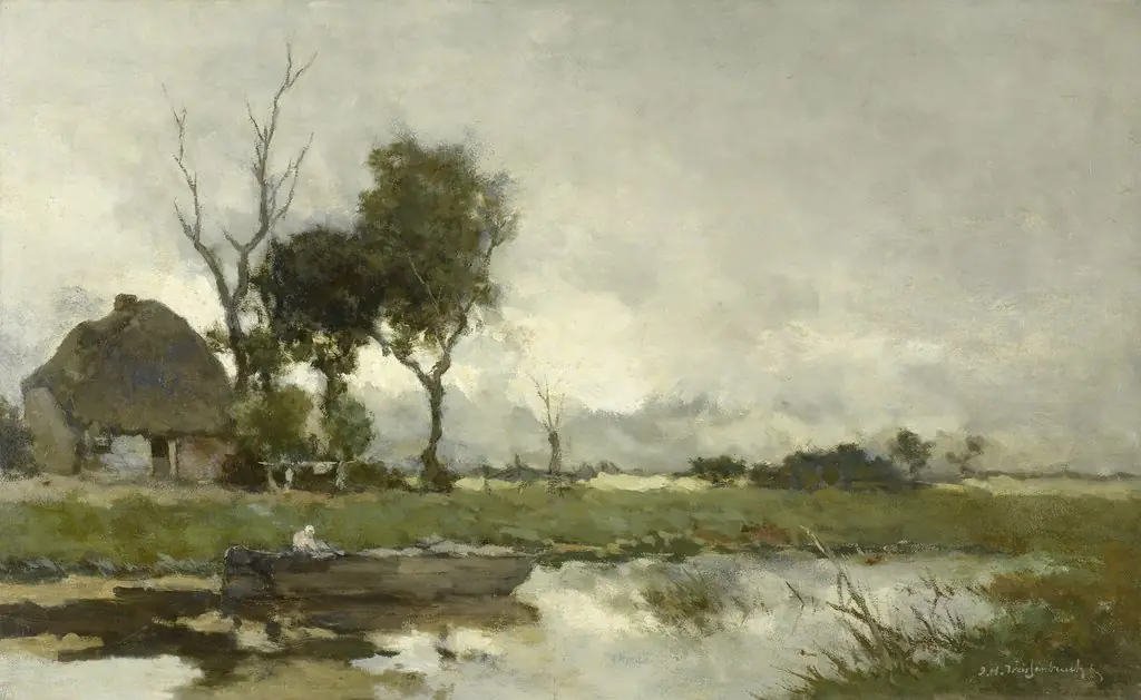 Autumn Landscape, by Johan Hendrik Weissenbruch