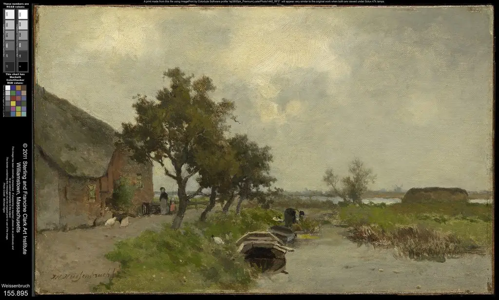 Washing Clothes, by Johan Hendrik Weissenbruch