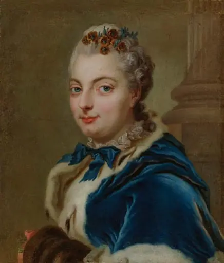 Maria Charlotta Wrangel, by Johan Joachim Streng