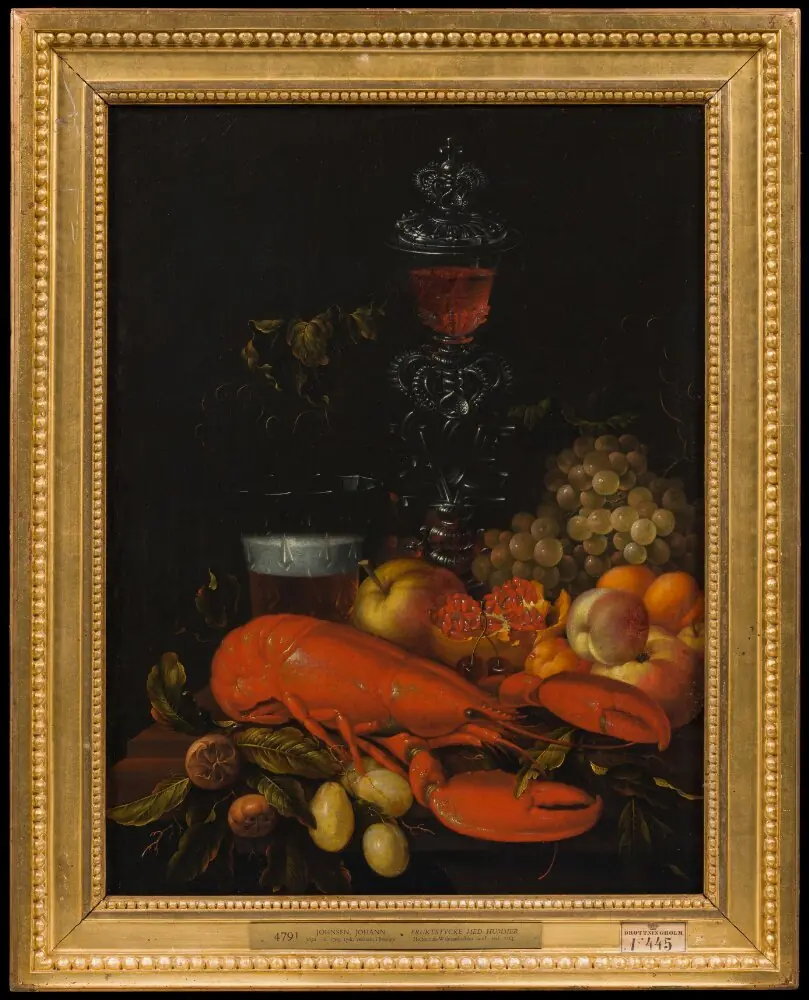 Still Life with Monogramed Cup, by Johan Johnsen