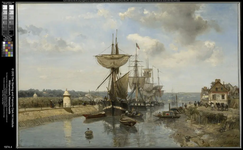 Frigates, by Johan Jongkind