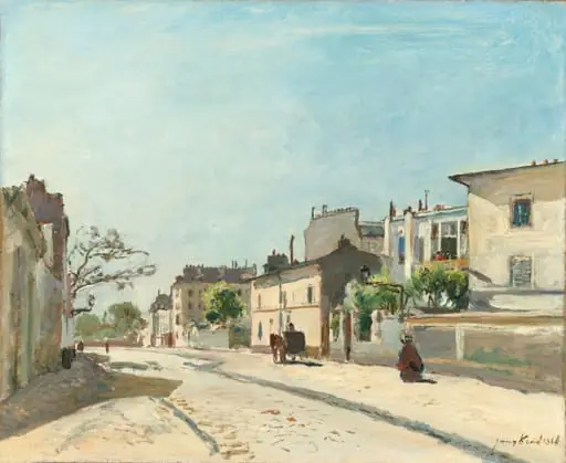 Rue Notre-Dame, Parijs, by Johan Jongkind