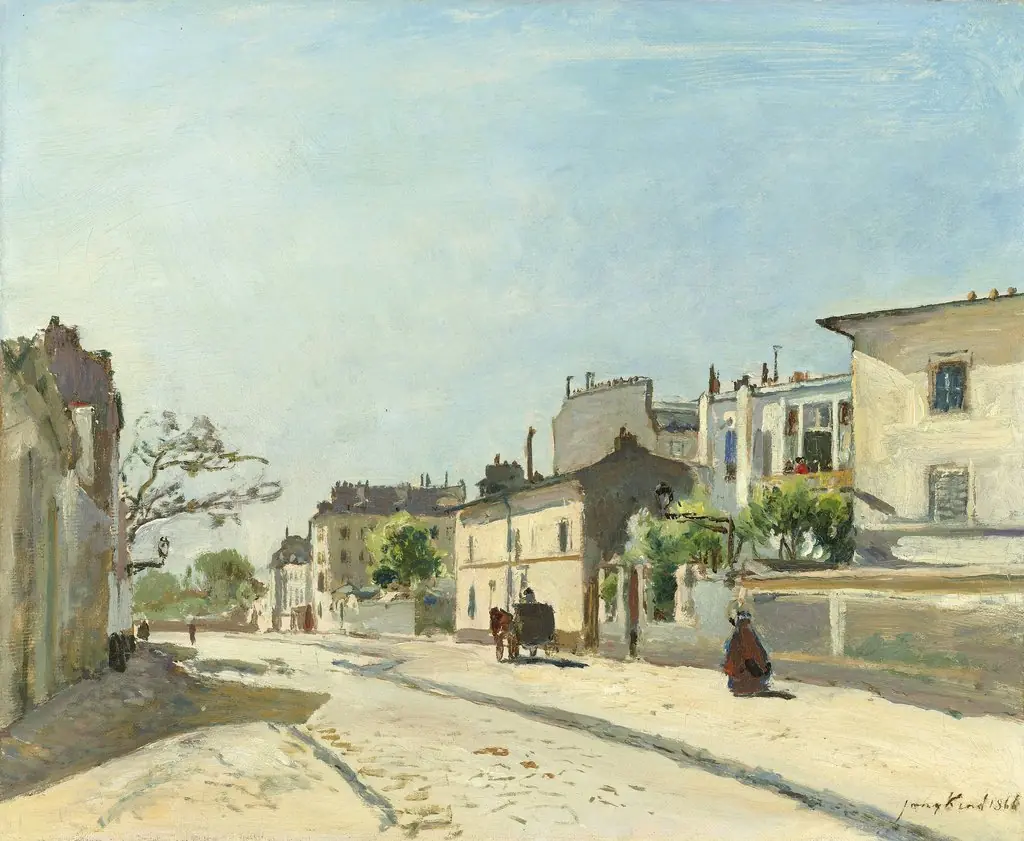 Rue Nôtre-Dame, Paris, by Johan Jongkind