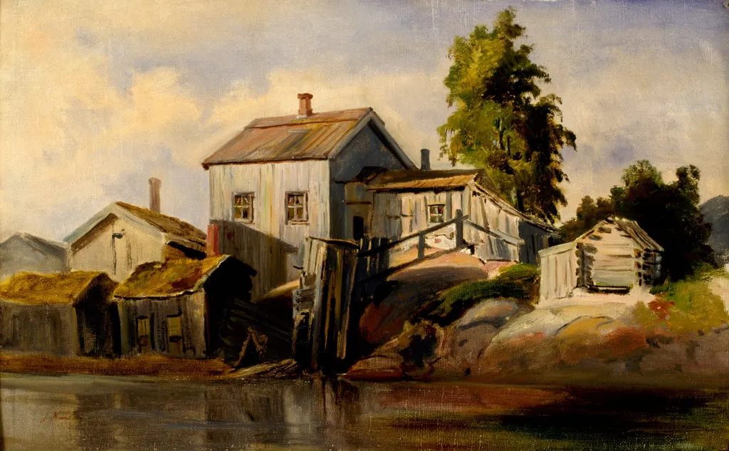 Katajanokka, by Johan Knutson, 1866