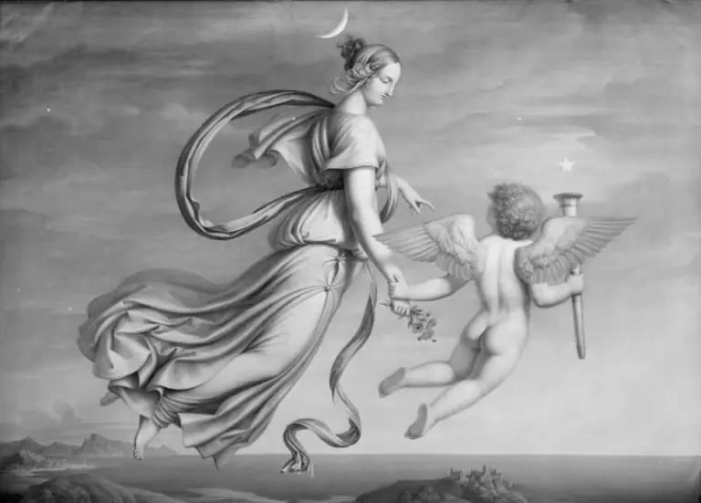Luna og Hesperus, by Johan Ludwig Lund
