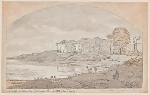Asnæs Skov, Bay at Kalundborg Fjord, by Johan Lundbye