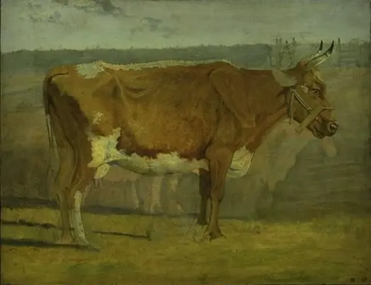 Study of a Cow, by Johan Lundbye