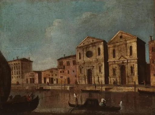Venetsialainen kanavanäkymä, by Johan Richter
