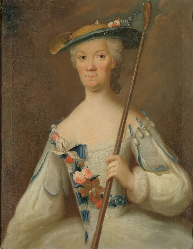 Christina Magdalena Stenbock, gift Creutz (1731-1792), by Johan Stålbom, unspecified, 1754
