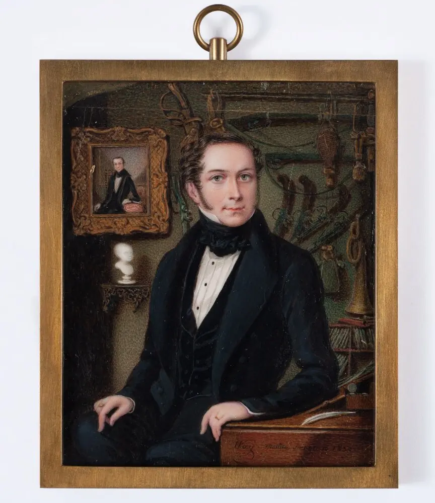 Fredrik Arvid Trolle (1807-1839), friherre, by Johan Way