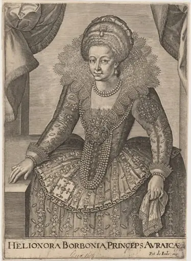 Eleanora, Princess of Orange, by Johan Wierix