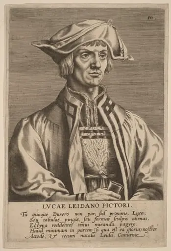 Lucas van Leyden, by Johan Wierix