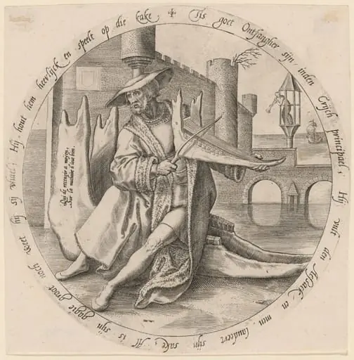 The Rich Man Playing Violin on a Jaw Bone