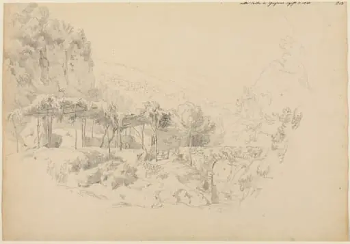 A Shady Arbor in the Valley of Gragnano, by Johann Adam Klein