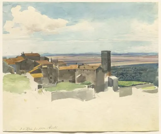 Tivoli and the Roman Campagna, by Johann Adam Klein