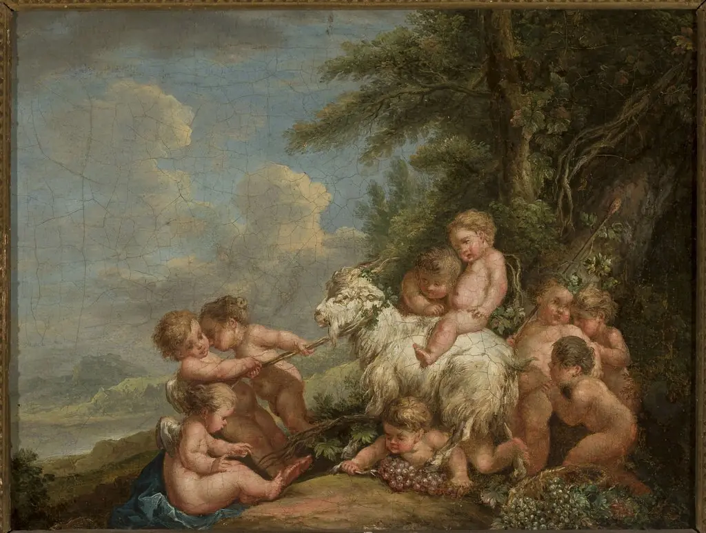 Cupids at play, by Johann Albrecht Friedrich Rauscher