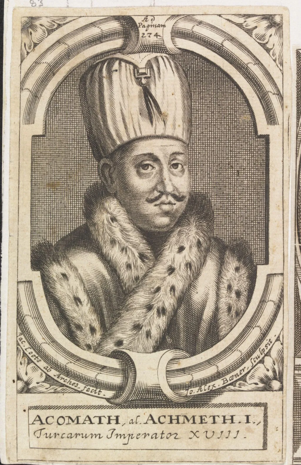 Turkish sultans, sultanas and other historical figures, by Johann Alexander Baener, 1650