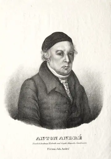 Portrait of Anton André, by Johann André