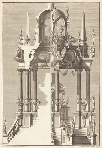 Catafalque, by Johann Andreas Pfeffel I