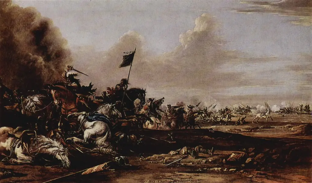 Battle, by Johann Anton Eismann
