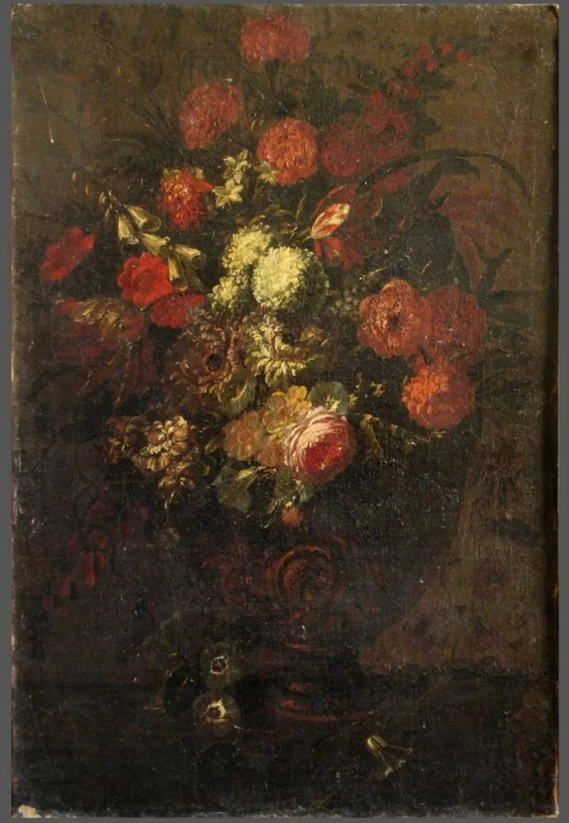 Trandafiri și maci; pandant: Lalele și maci, by Johann Baptist Hälszel