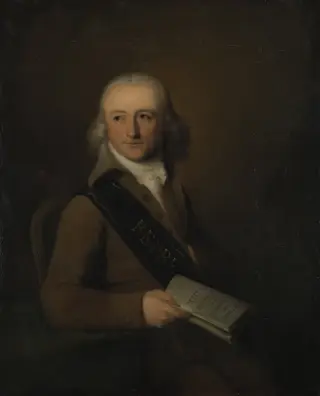 Portrait of Leonard van der Voort, by Johann Baptist Scheffer, 1800