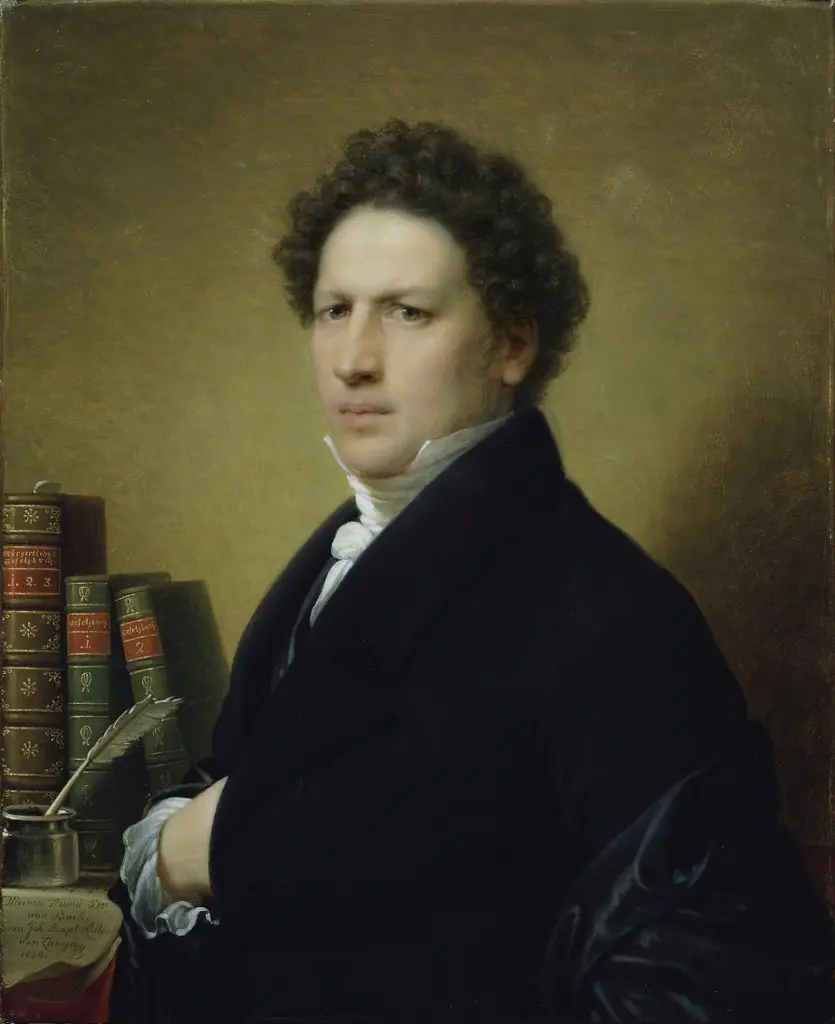 Dr. von Bach, by Johann Baptist von Lampi the Elder