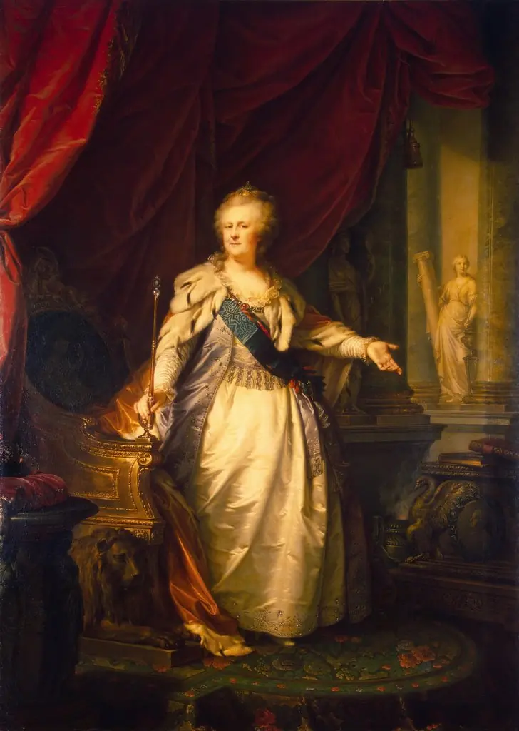 Portrait of Catherine II, by Johann Baptist von Lampi the Elder