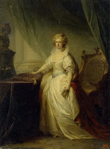 Portrait of Empress Maria Feodorovna (Sketch), by Johann Baptist von Lampi the Elder