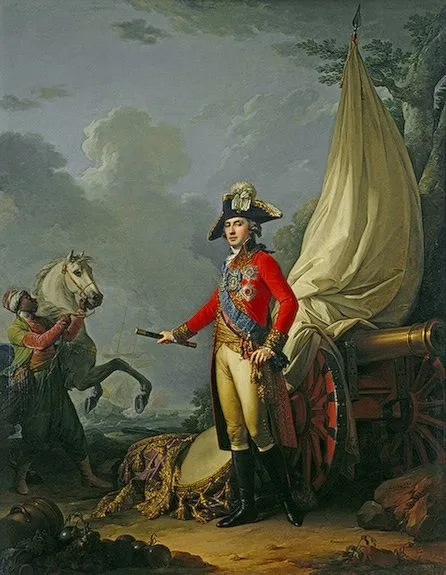 Portrait of Prince Platon Zubov, by Johann Baptist von Lampi the Elder, oil, 1802