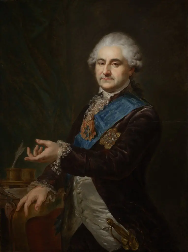Portrait of Stanislaus Augustus Poniatowski (1732–1798), by Johann Baptist von Lampi the Elder