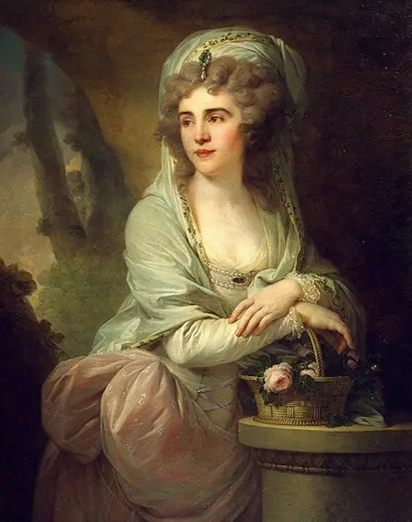 Portrait of Yekaterina Samoilova, by Johann Baptist von Lampi the Elder