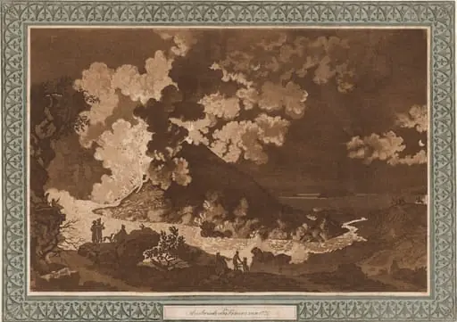 Vesuvausbruch von 1771 (The Eruption of Mount Vesuvius in 1771), by Johann Carl Richter