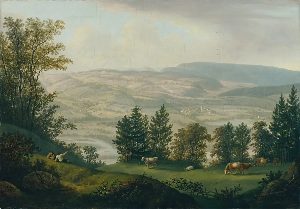 Umgebung der Ruine Habsburg, by Johann Caspar Rahn