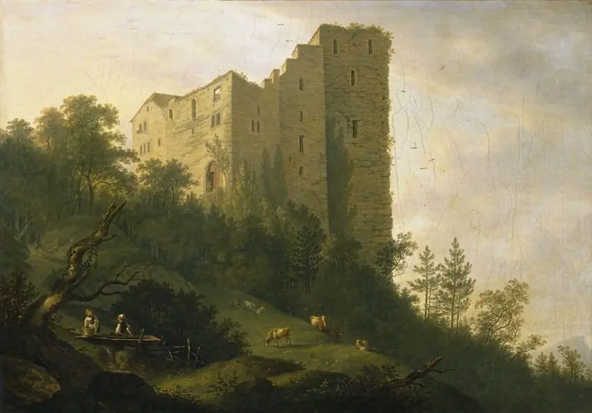 Umgebung der Ruine Habsburg, by Johann Caspar Rahn